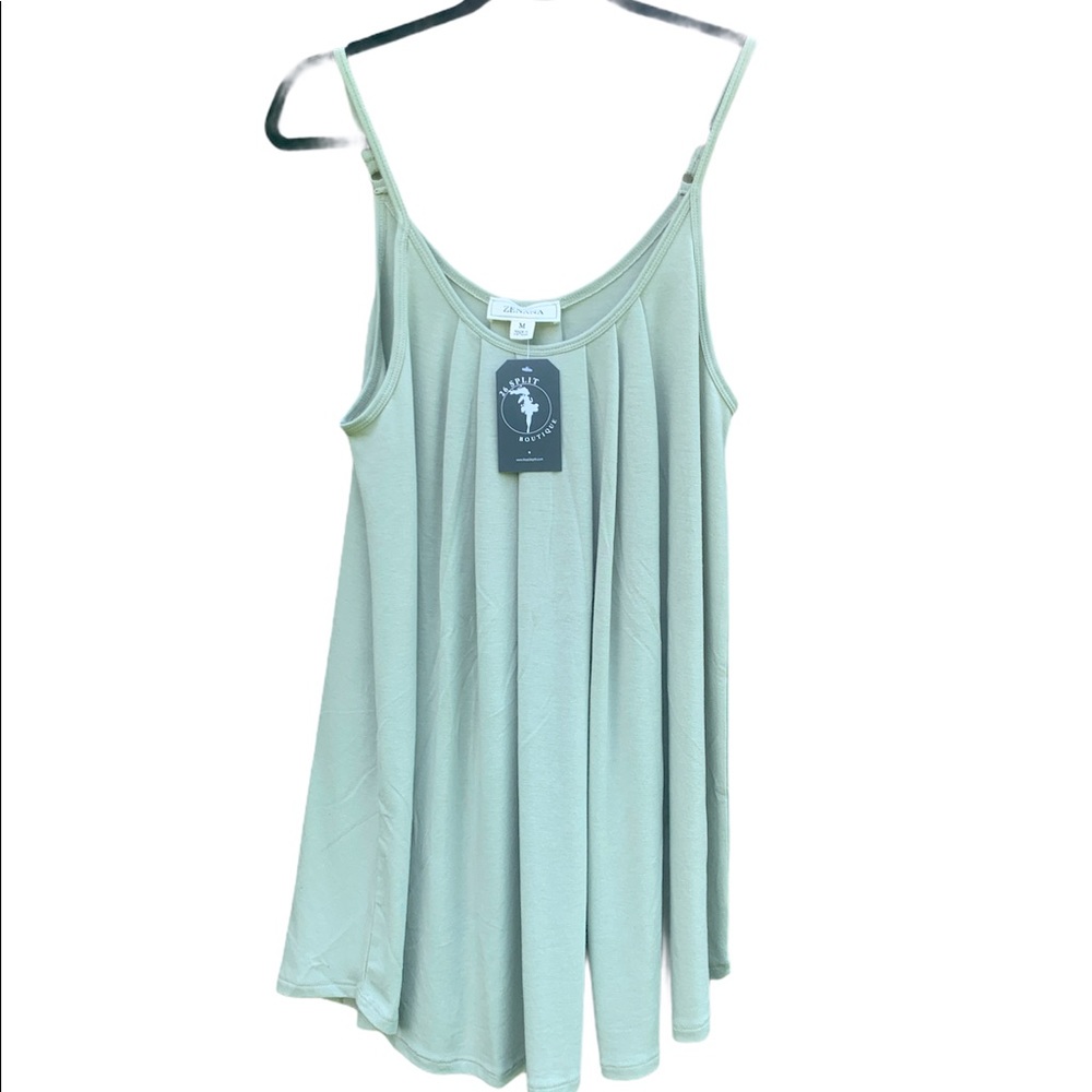 Zenana tunic length tank top multiple sizes NWT